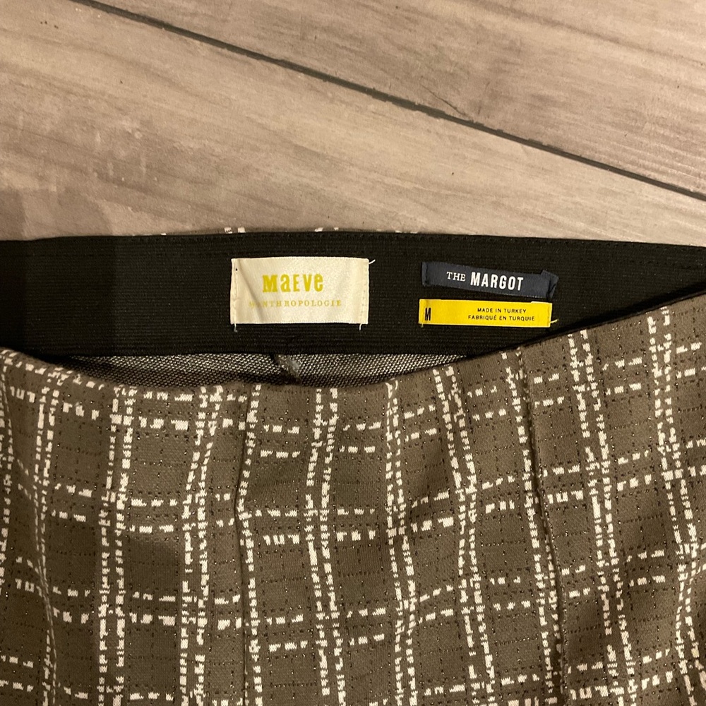 Maeve Plaid Kick Boot Cut The Margot Pants - Picture 5 of 6